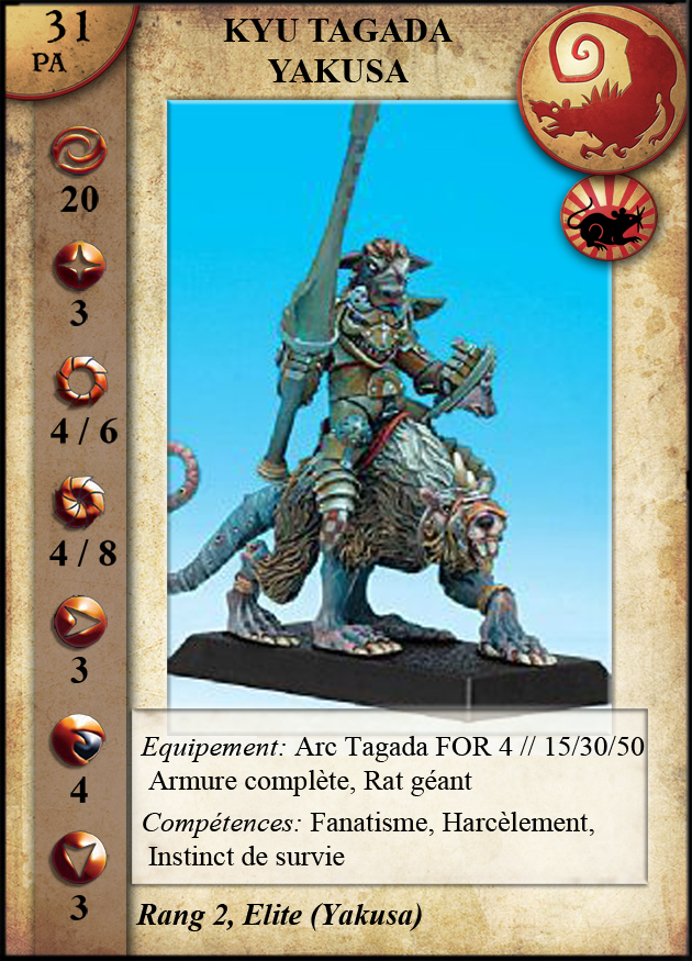 Kyû Tagada, Yakûsa